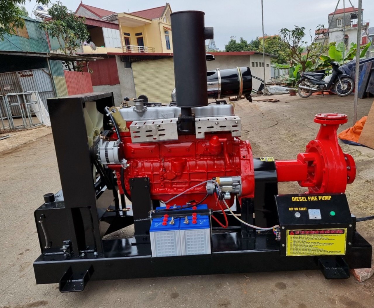 Đặc điểm của máy bơm chữa cháy diesel trong hệ thống cứu hỏa